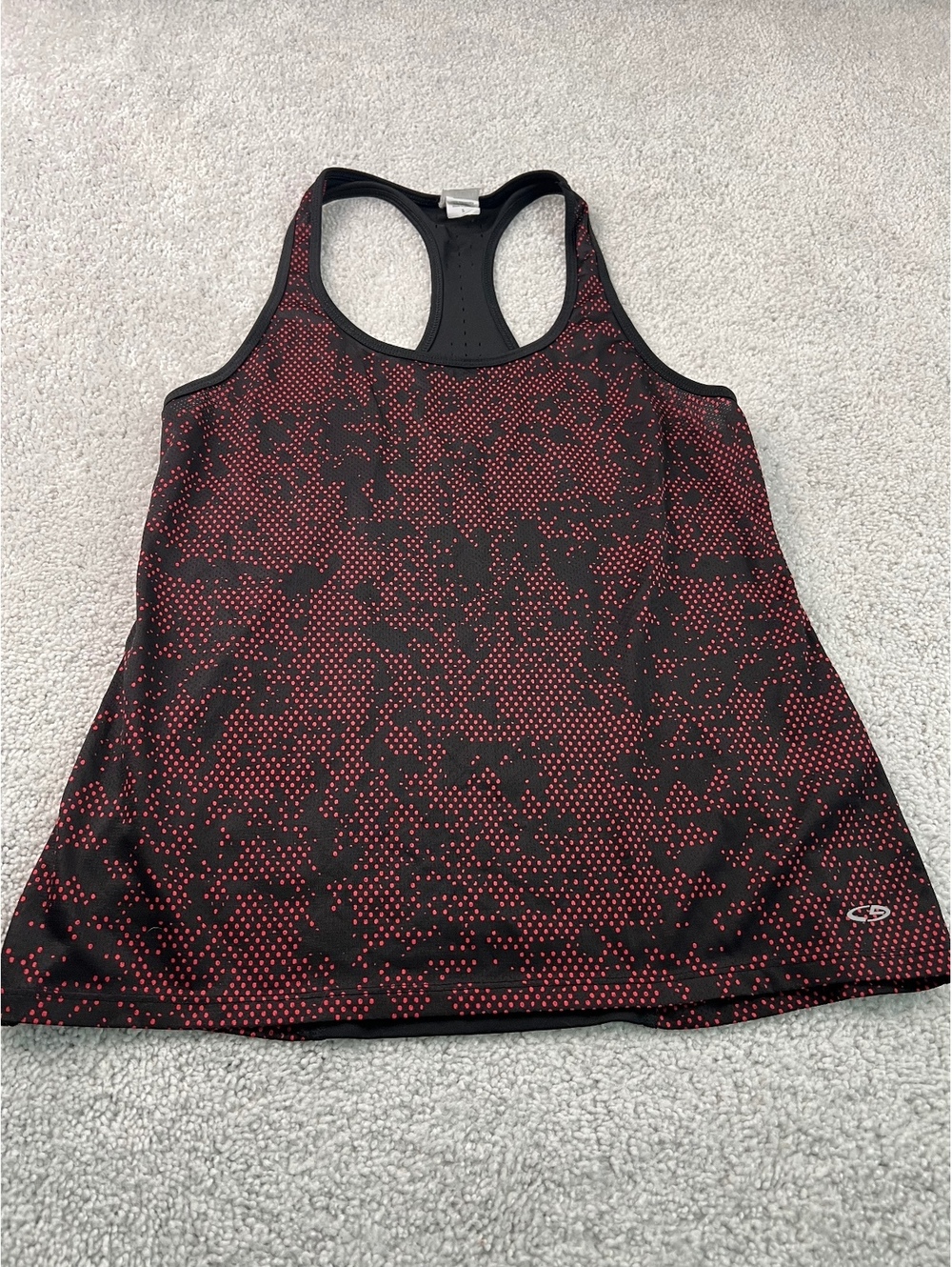 Champion Women’s S Black Red Athletic Tank Top Racerback